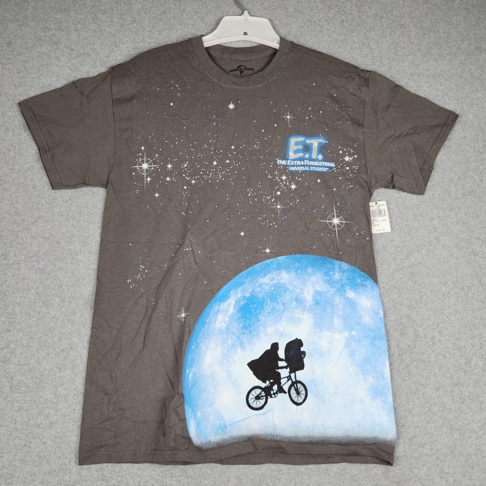 Universal Studios T Shirt Mens Medium Gray The Extra Terrestrial Graphic Print